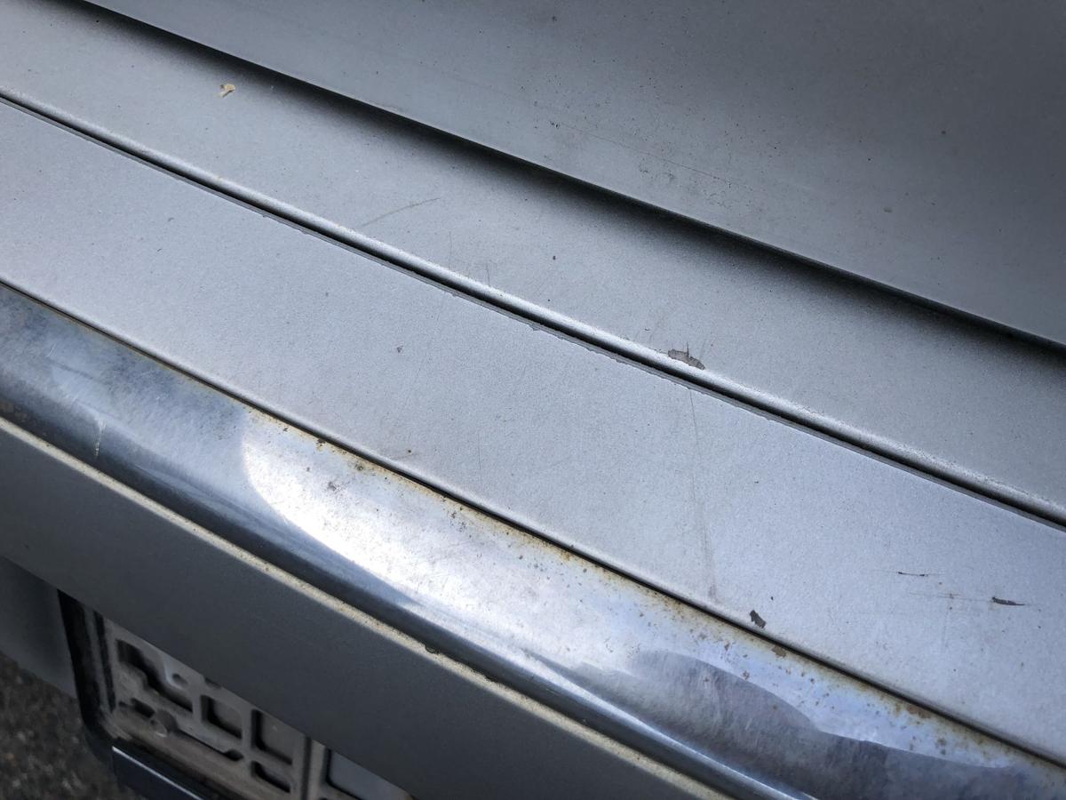 Citroen C4 Typ L Sto&szlig;f&auml;nger hinten Hecksch&uuml;rze 5 t&uuml;rig PDC EZR Aluminium Grau