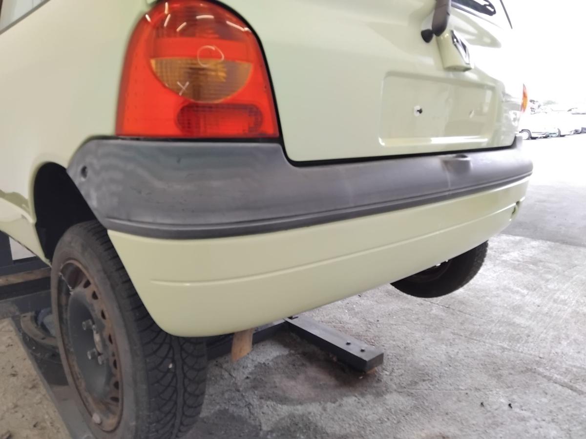 Renault Twingo 1 orig Sto&szlig;f&auml;nger Sto&szlig;stange hinten BJ2004 Facelift F97 Pastellgelb