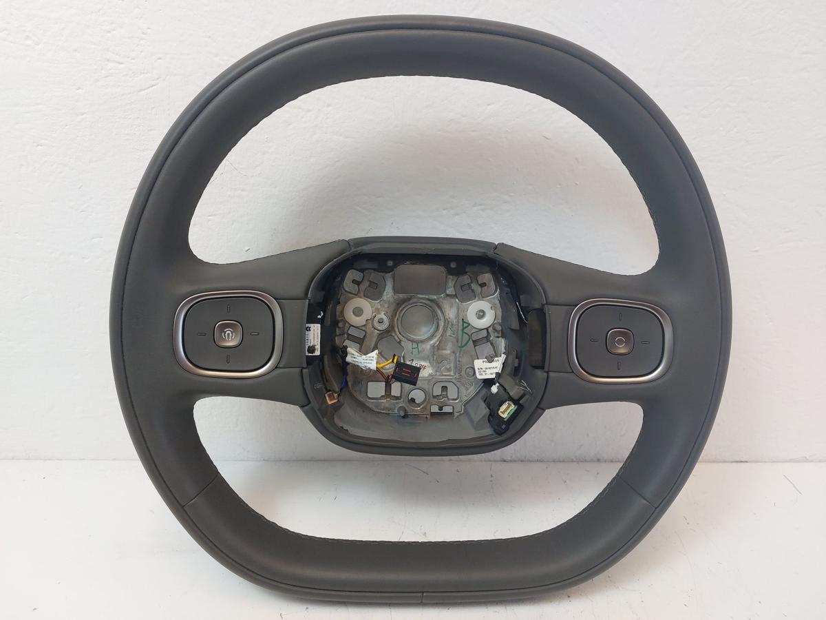 NIO ET7 Elektro Lenkrad Lederlenkrad Kunstleder hellgrau Heizung Multifunktion