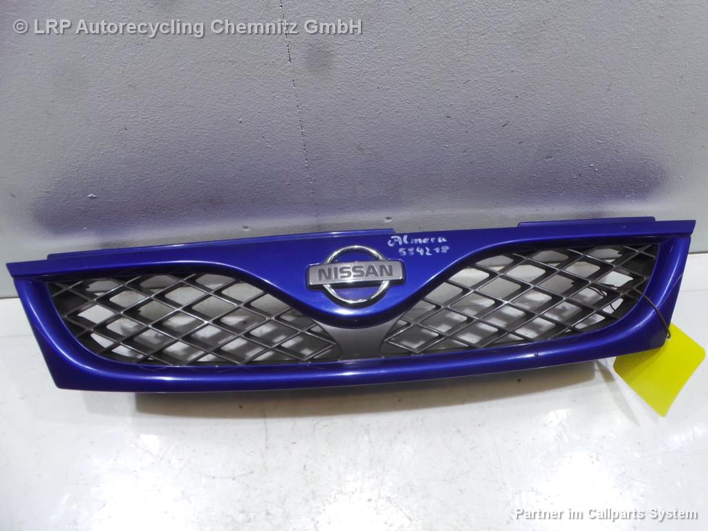 Nissan Almera N15 BJ 1999 Kühlergrill Grill Frontgrill Blau