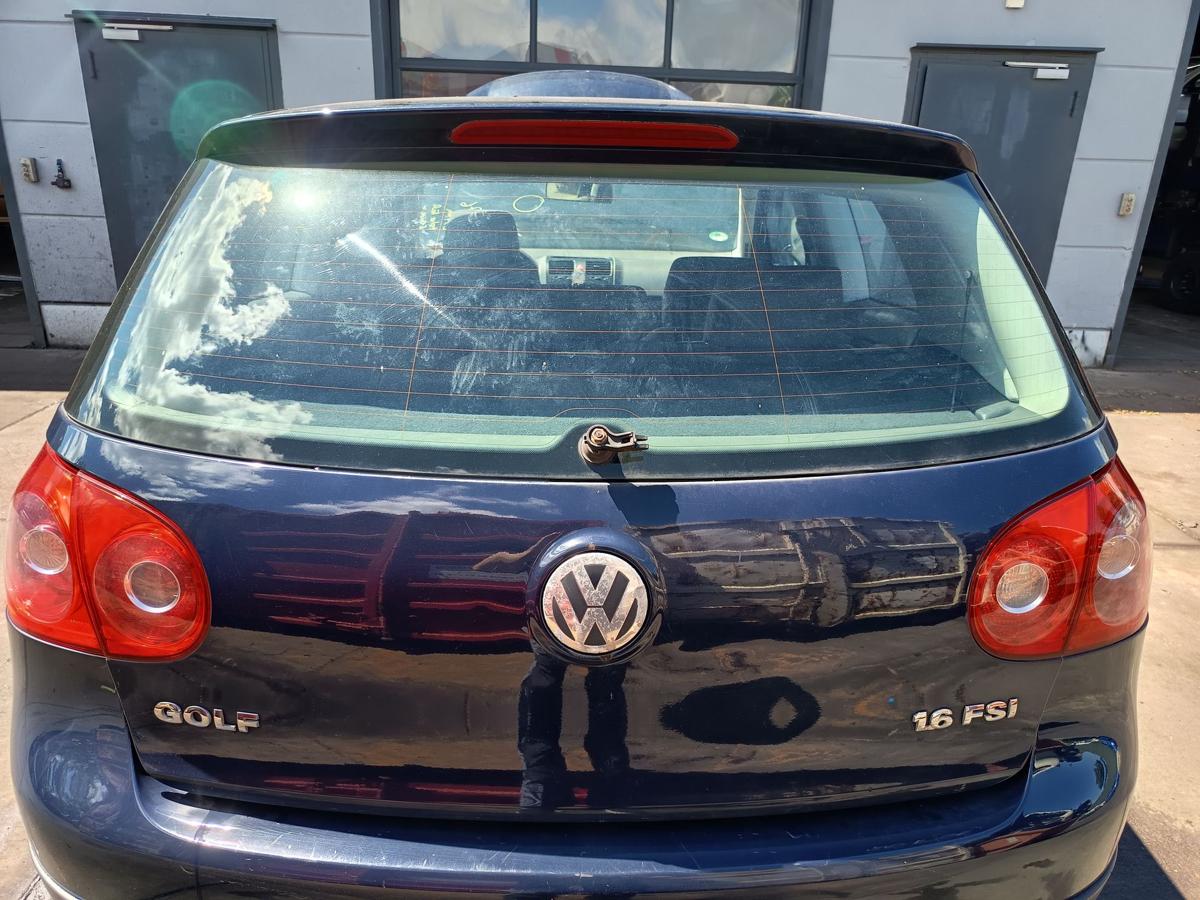 VW Golf V Limo original Heckklappe mit Scheibe Deckel hinten A5G Perlblau Bj2003
