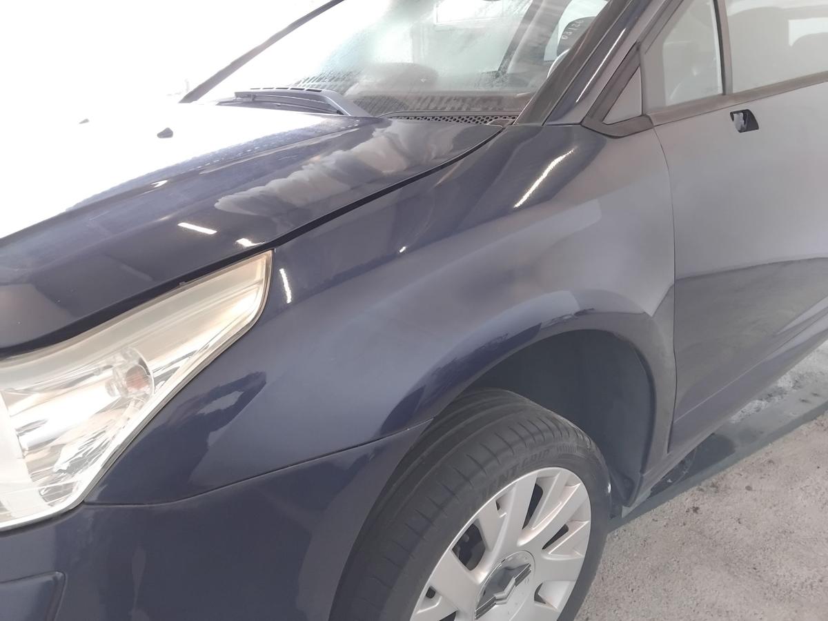 Citroen C4 original Kotfl&uuml;gel vorn links KPU Oriental Blau Metallic BJ2007