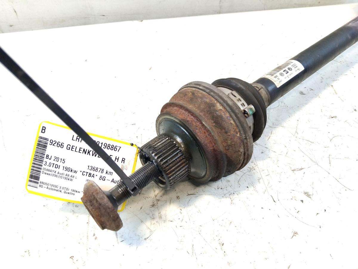 Audi A8 D4 4H original Antriebswelle Gelenkwelle hinten rechts 8R0501203C BJ2015