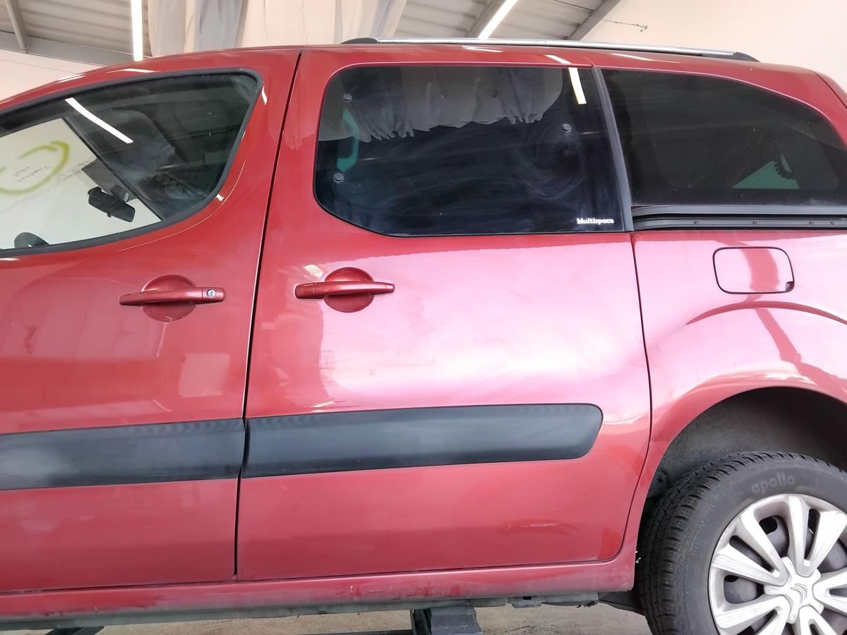 Citroen Berlingo 2 Schiebet&uuml;r links EKQ luziferrot BJ2010 mit Ausstellscheibe