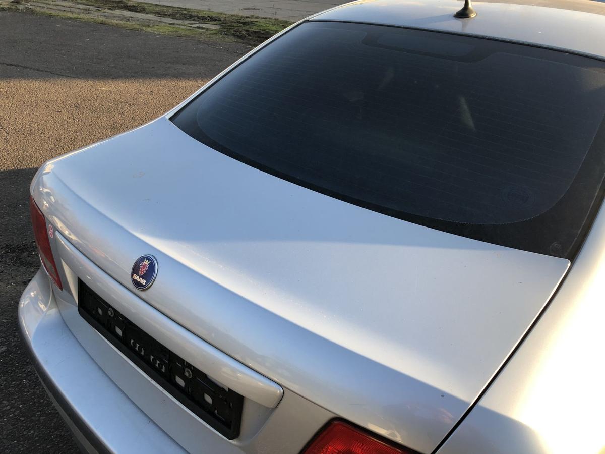 Saab 9-3 Typ YS3F Heckklappe Limo silber Kofferraumklappe Deckel hinten Rohbau