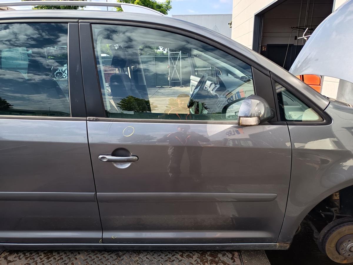 VW Touran 1T original Tür vorn rechts Beifahrer D7X Platingrau Bj 2006