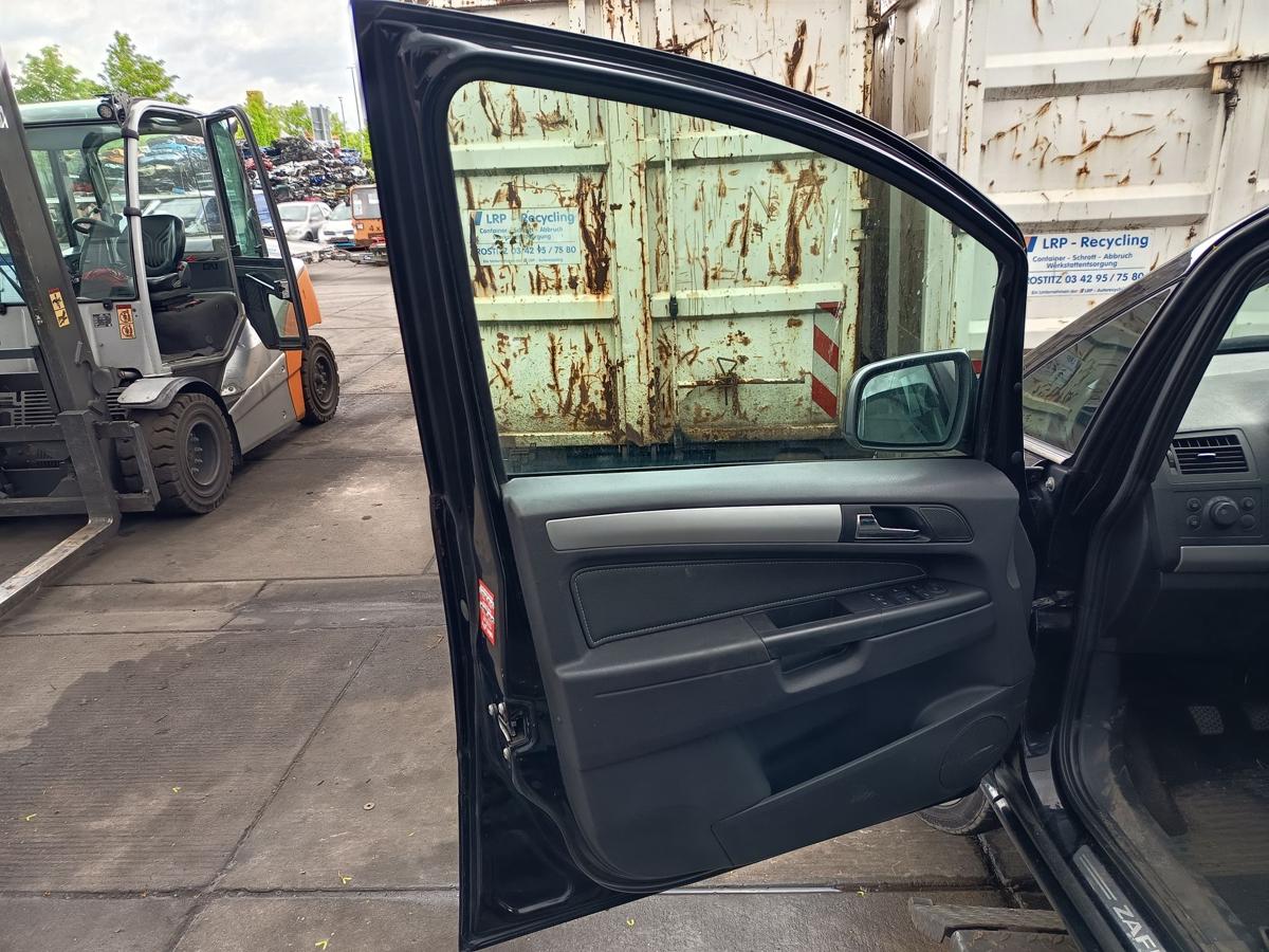 Opel Zafira B original T&uuml;r vorne links Z20R Saphirschwarz Bj 2011