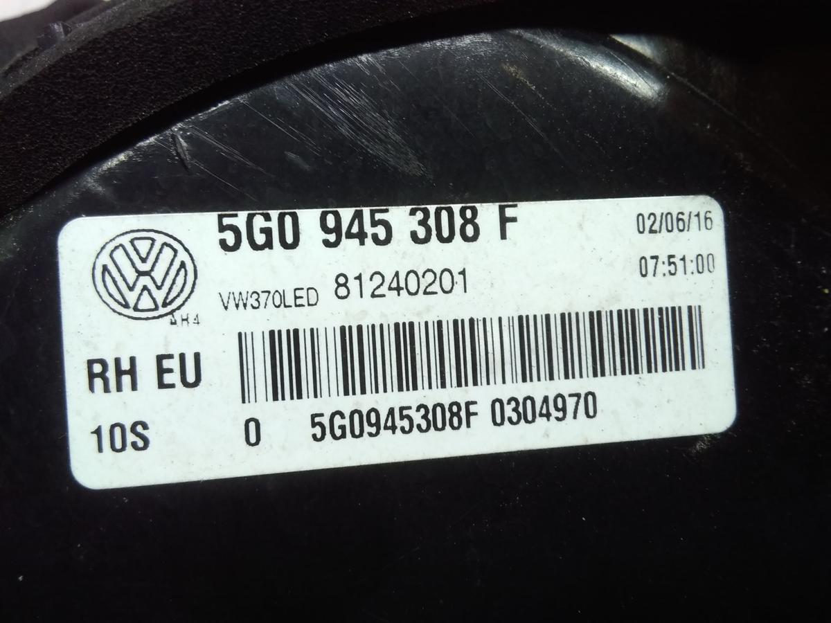 VW Golf 7 GTI original R&uuml;ckleuchte Heckleuchte innen rechts LED Bj.2016