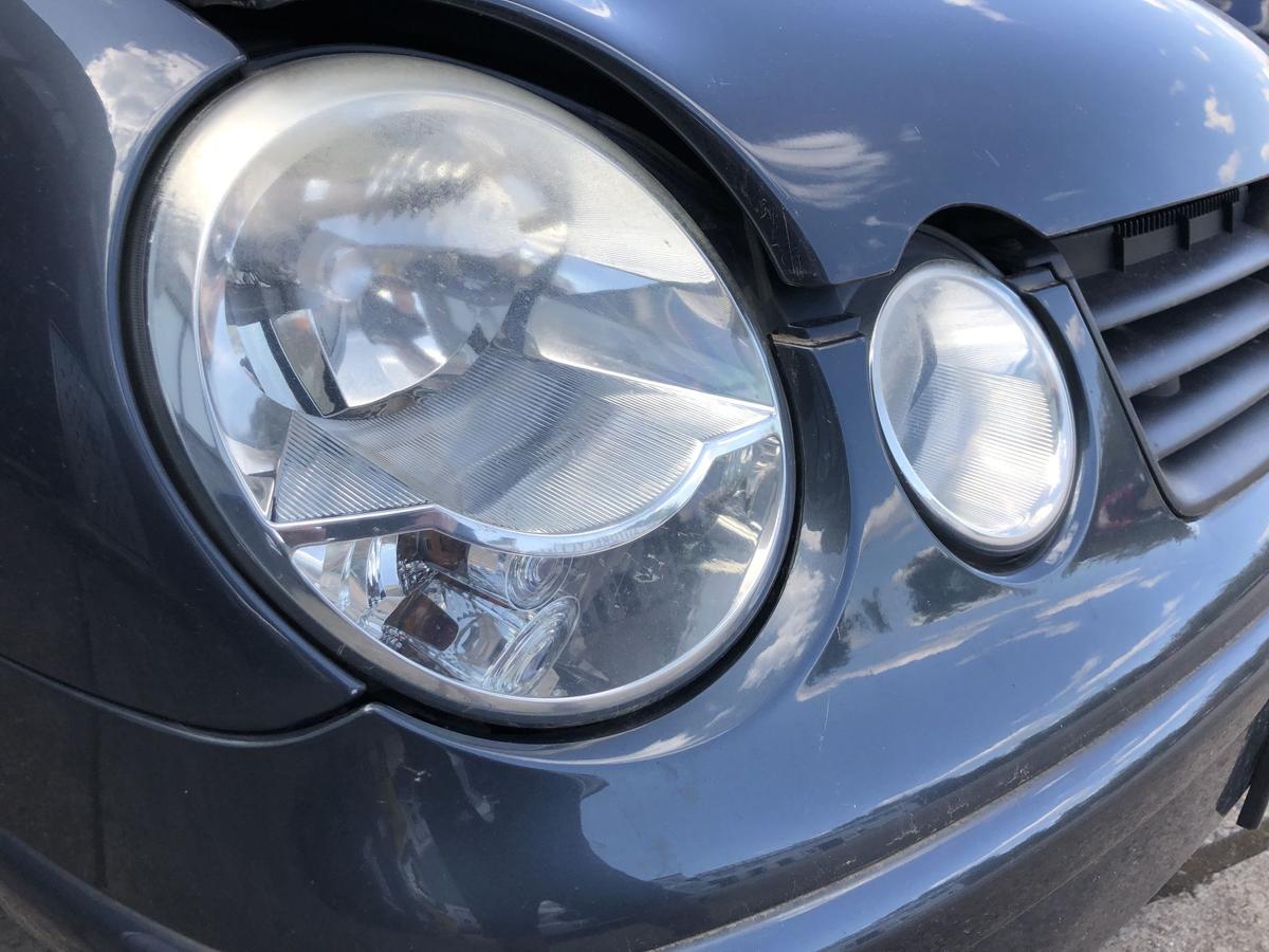 VW Polo 9N1 Scheinwerfer rechts Hauptscheinwerfer Lampe Halogen Trübung oben