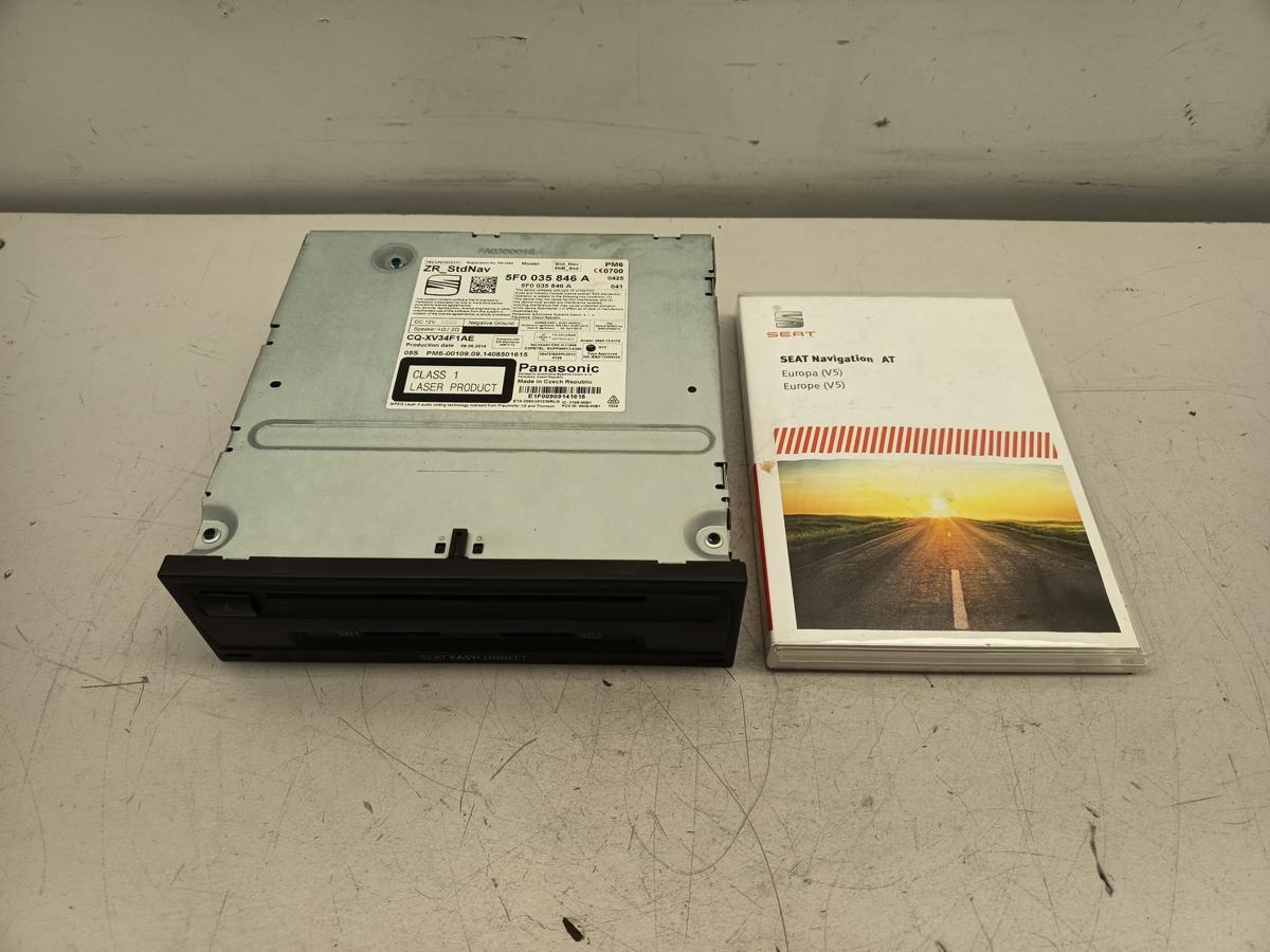 Seat Leon 5F original Rechner Navigationssystem 5F0035846A Baujahr 2015