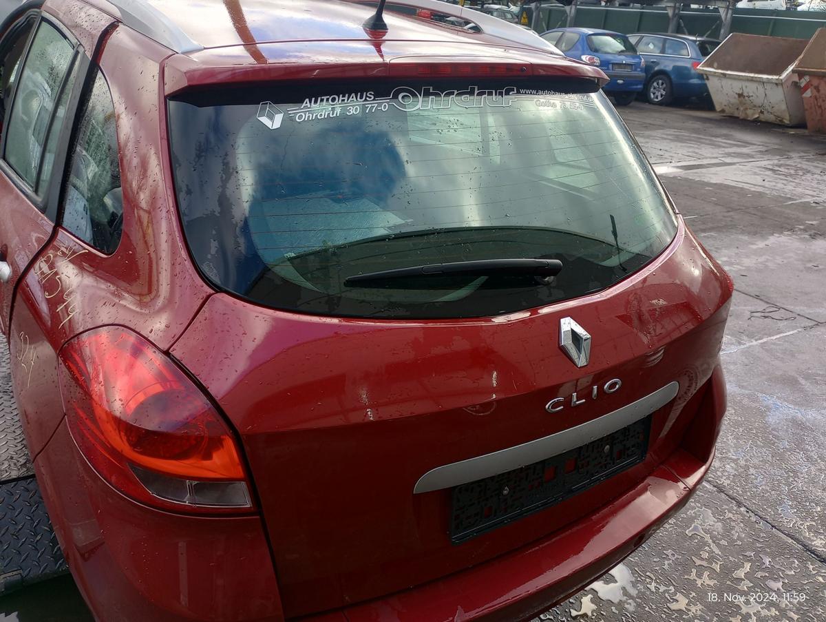 Renault Clio III Grandtour orig Heckklappe mit Scheibe Kombi Rot Bj 2011