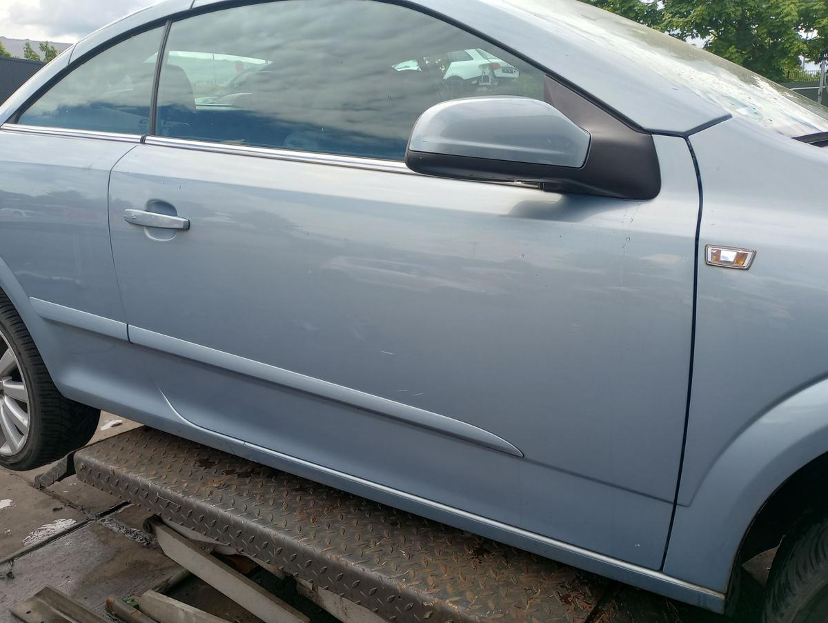 Opel Astra H TwinTop orig Tür rechts Cabrio Z21C Blau Bj 2008