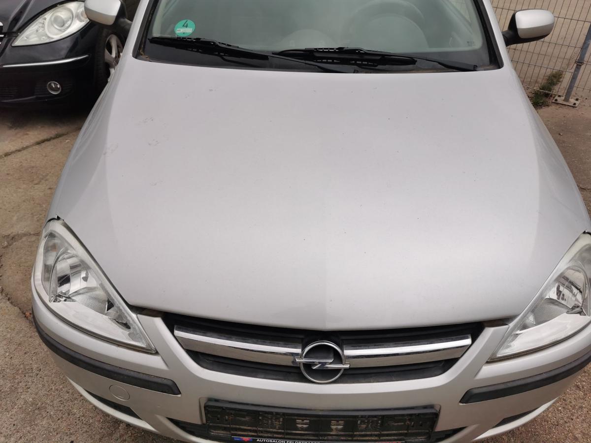 Opel Corsa C Motorhaube Haube Klappe Deckel Bonnet vorn Z157 Starsilber III Met