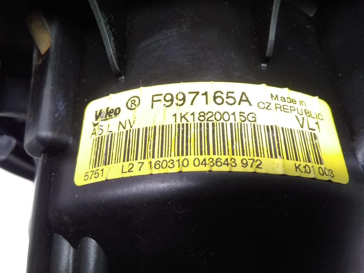 Audi A3 8P original Heizungsgebl&auml;se Heizgebl&auml;se f&uuml;r Klimaautomatik Bj.2010 1K1820015G