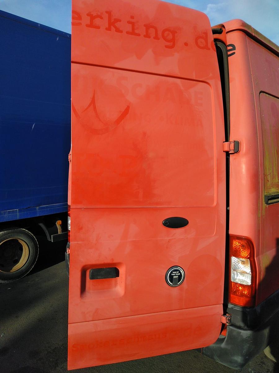 Ford Transit 6 TT9 Heckfl&uuml;gelt&uuml;r Heckt&uuml;r rechts Kasten Mittelhochdach Bj.2007