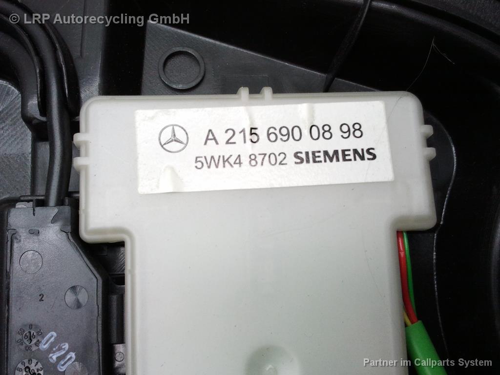 Mercedes Benz C215 Antenne Keyless-Go hinten rechts 2156900898