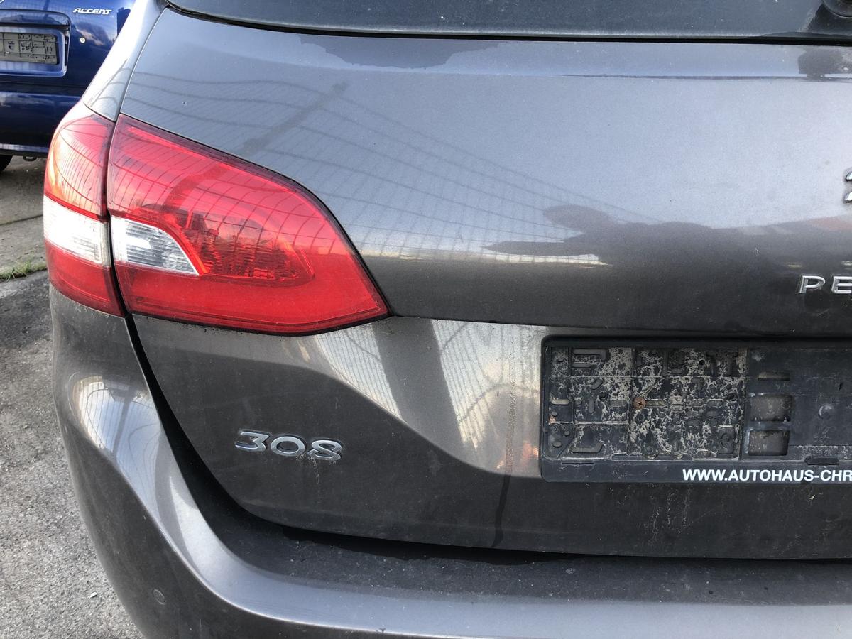 Peugeot 308 SW T9 Heckklappe mit Scheibe Moka grau Kombi Klappe hinten