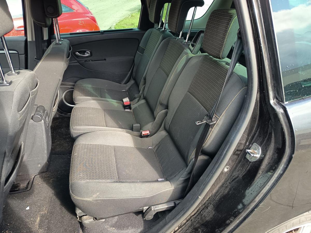 Renault Grand Scenic 3 original R&uuml;cksitz links Reihe 2 Stoff grau Bj 2009