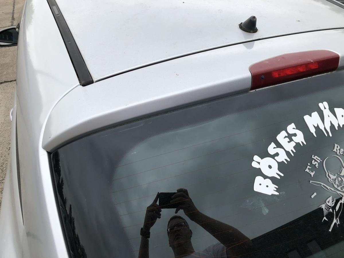 Opel Corsa D Heckklappe mit Heckscheibe 3 t&uuml;rer 2AU Starsilber Heckdeckel