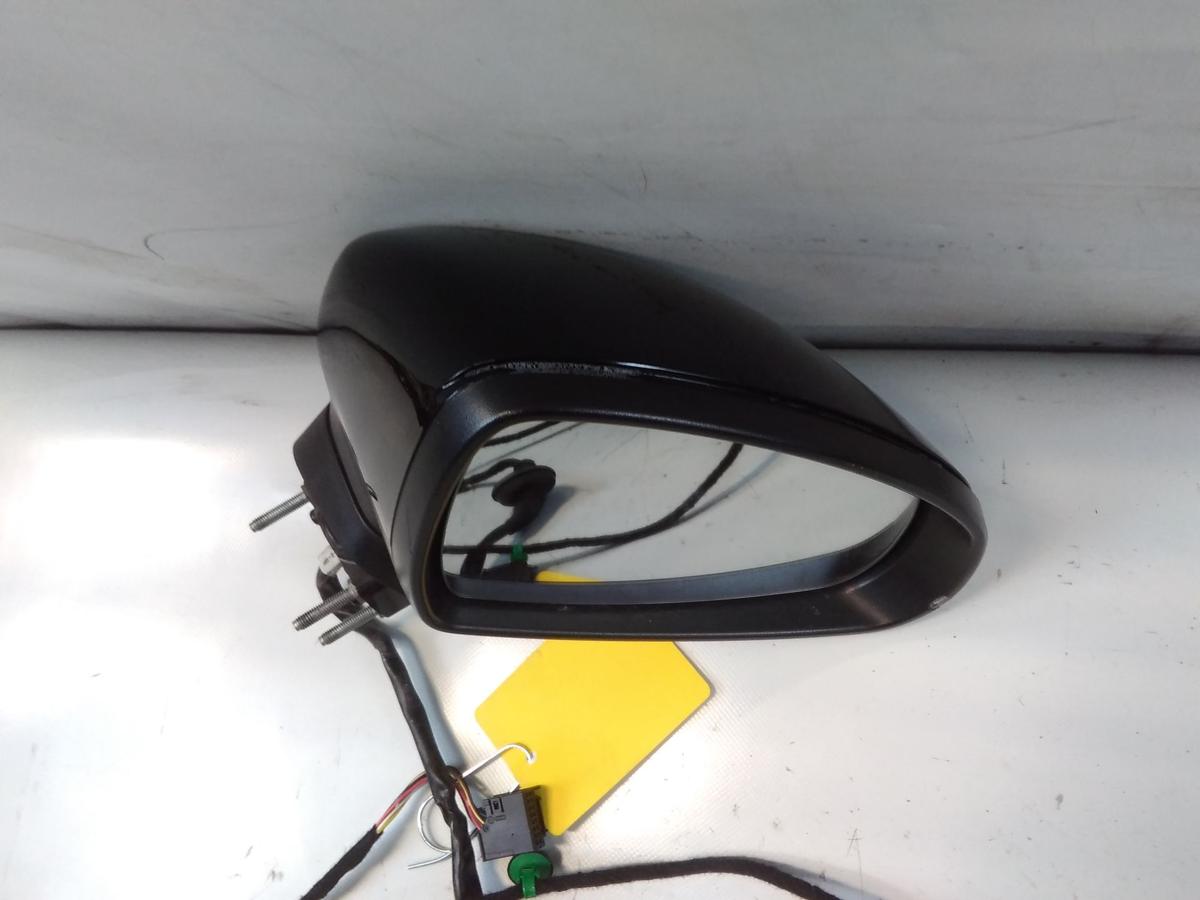 Audi A1 8X orig.Au&szlig;enspiegel rechts elektrisch&beheizt 6pol BJ2010 LY9B brillantschwarz