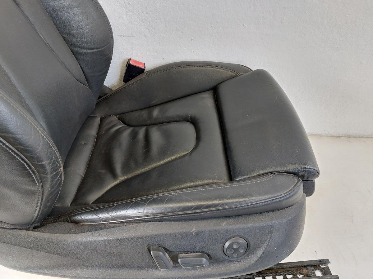 Audi A5 8T Coupe Ledersitz vorn rechts Beifahrersitz S Line Sitz Leder schwarz