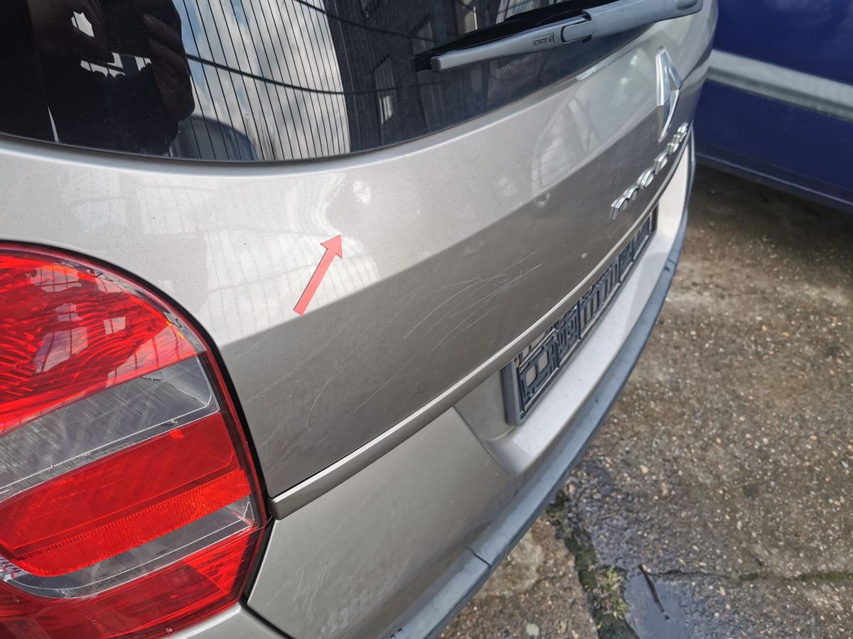 Renault Modus Heckklappe Klappe Deckel hinten mit Scheibe TEHNK Atacama Beige