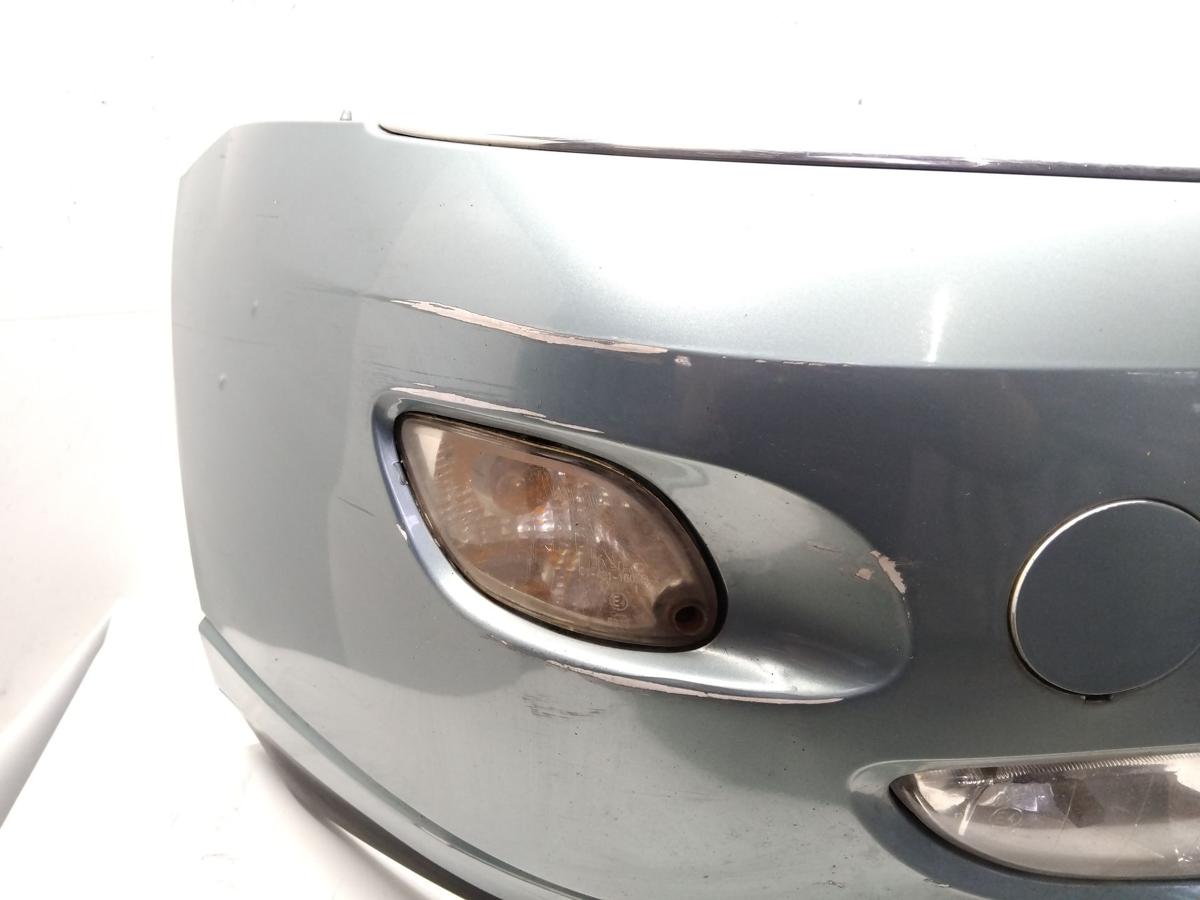 Ford Focus 1 Ghia original Sto&szlig;stange Sto&szlig;f&auml;nger vorn BJ2000 Aquamarine Frost