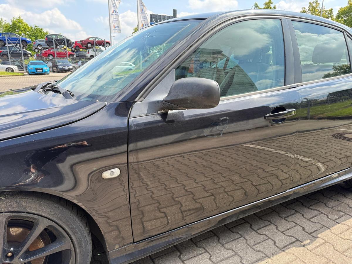Saab 9-3 YS3F original Tür vorn links 298 Jet Black Rohbau Limo BJ08