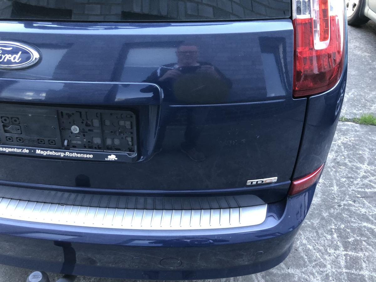 Ford C Max DM2 ab 07 Heckklappe mit Scheibe im Rohbau Blazer Blau Kofferklappe