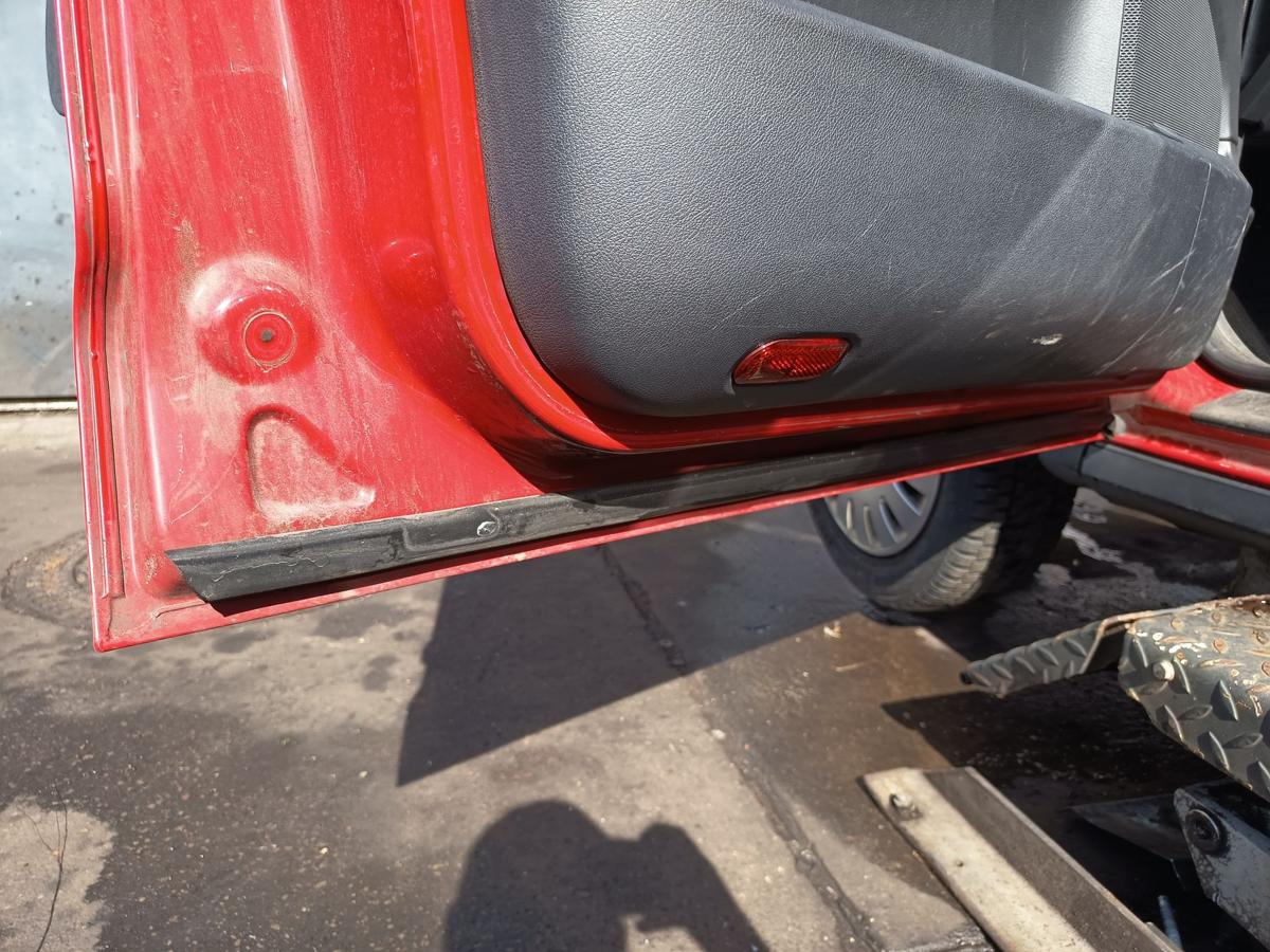 VW Sharan 7M original T&uuml;r vorn links Fahrer Rohbau K3A Paprikarot Bj 2005