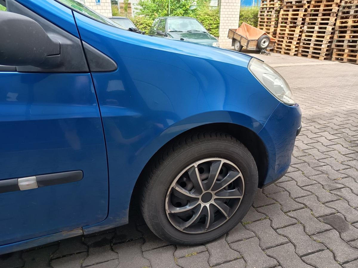 Renault Clio III orig Kotflügel rechts TEI45 Blau met Bj 2006