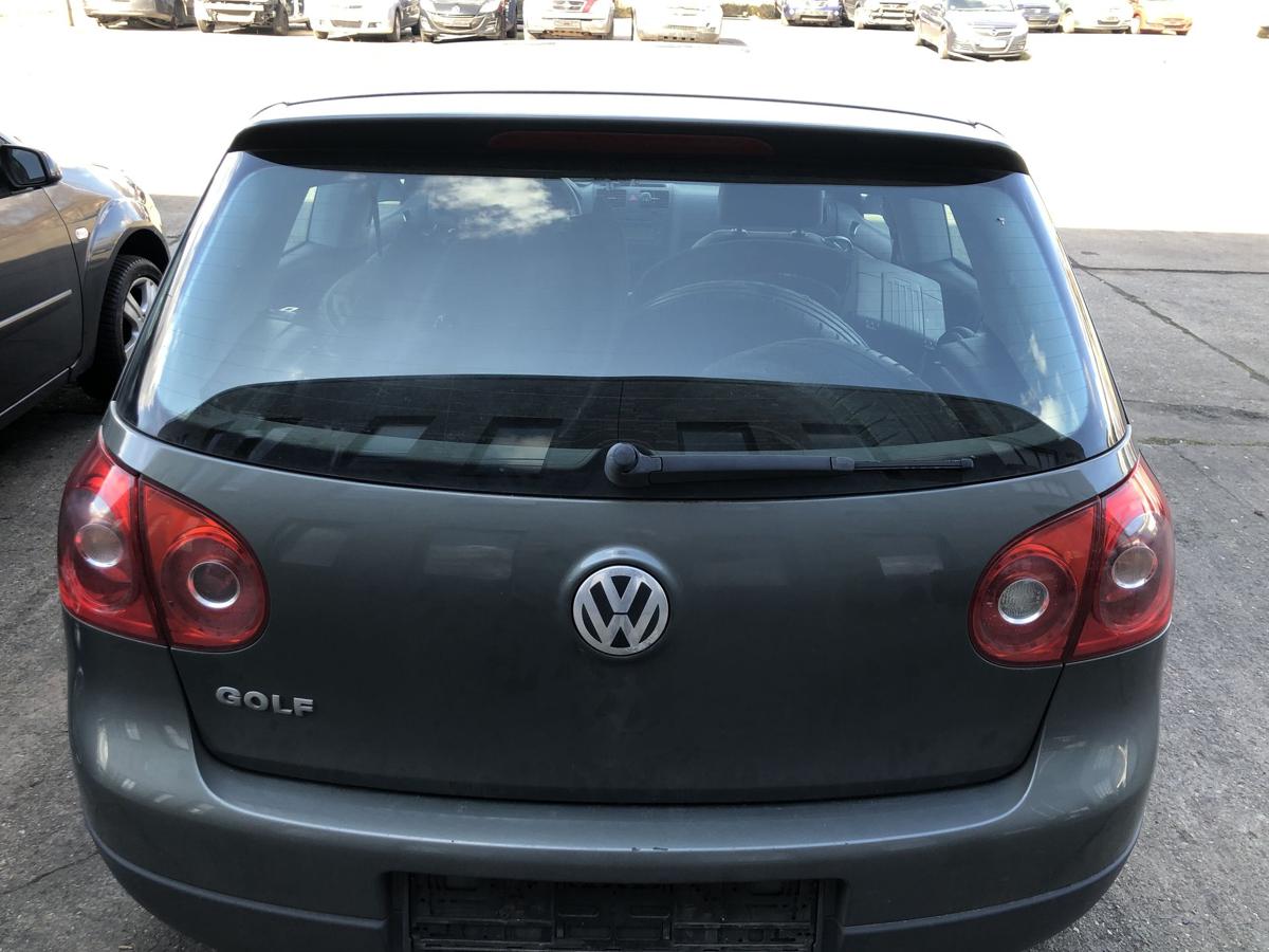 VW Golf 5 V 1K Heckklappe mit Heckscheibe Kofferklappe Heckdeckel LA6Q Sagegreen