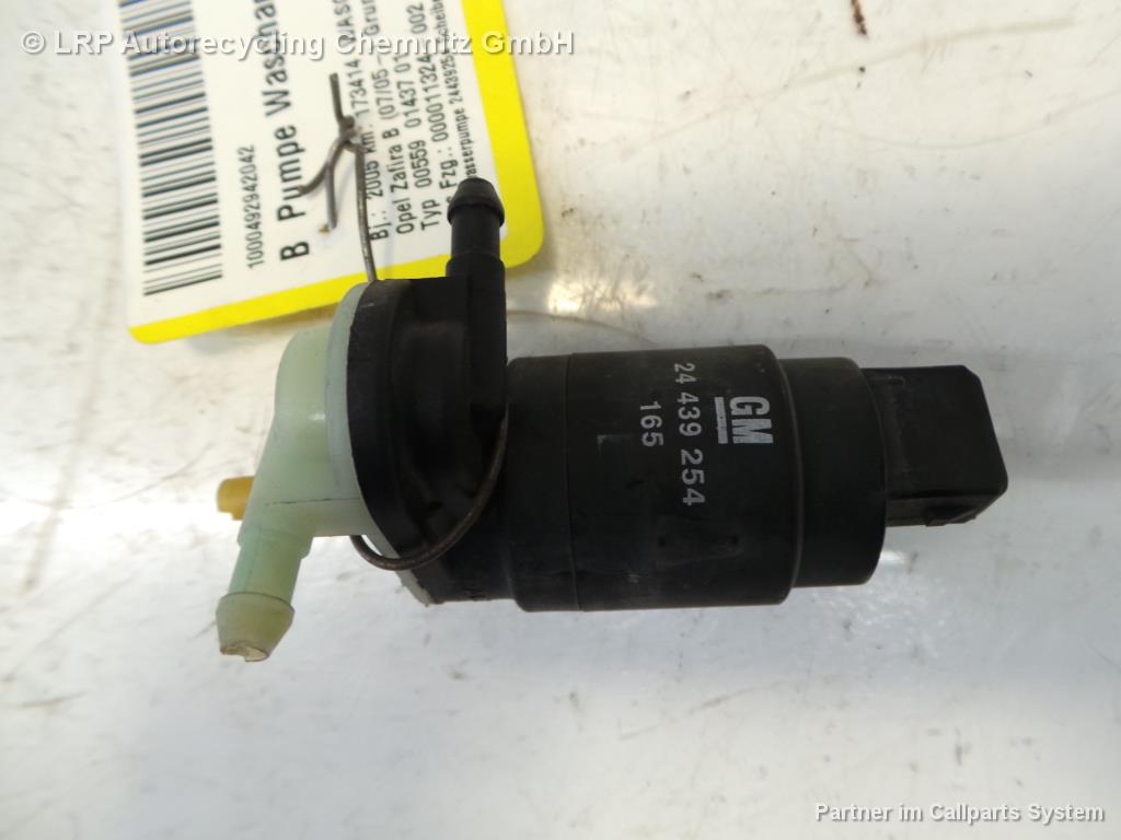 Opel Zafira (B) BJ 2005 Pumpe Waschanlage Wischwasserpumpe 24439254