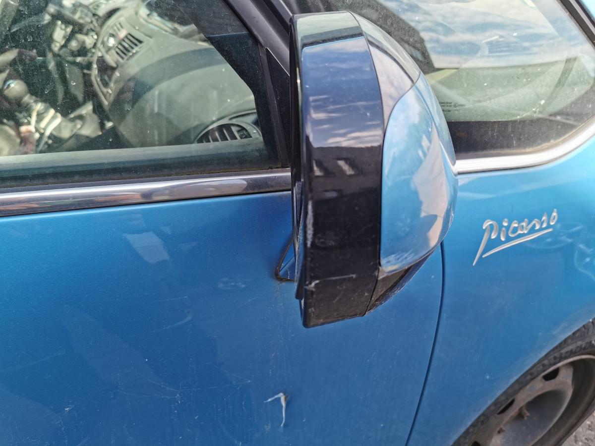 Citroen C4 Picasso U Aussenspiegel Spiegel rechts elekt anklapp KNY Blau Tivoli