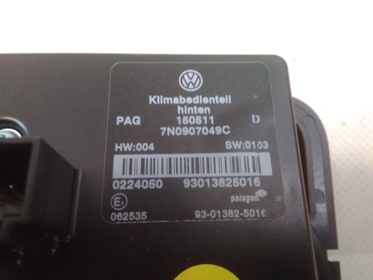 Seat Alhambra 7N original Klimabedienteil hinten f&uuml;r 3-Zonen Klima Bj.2015