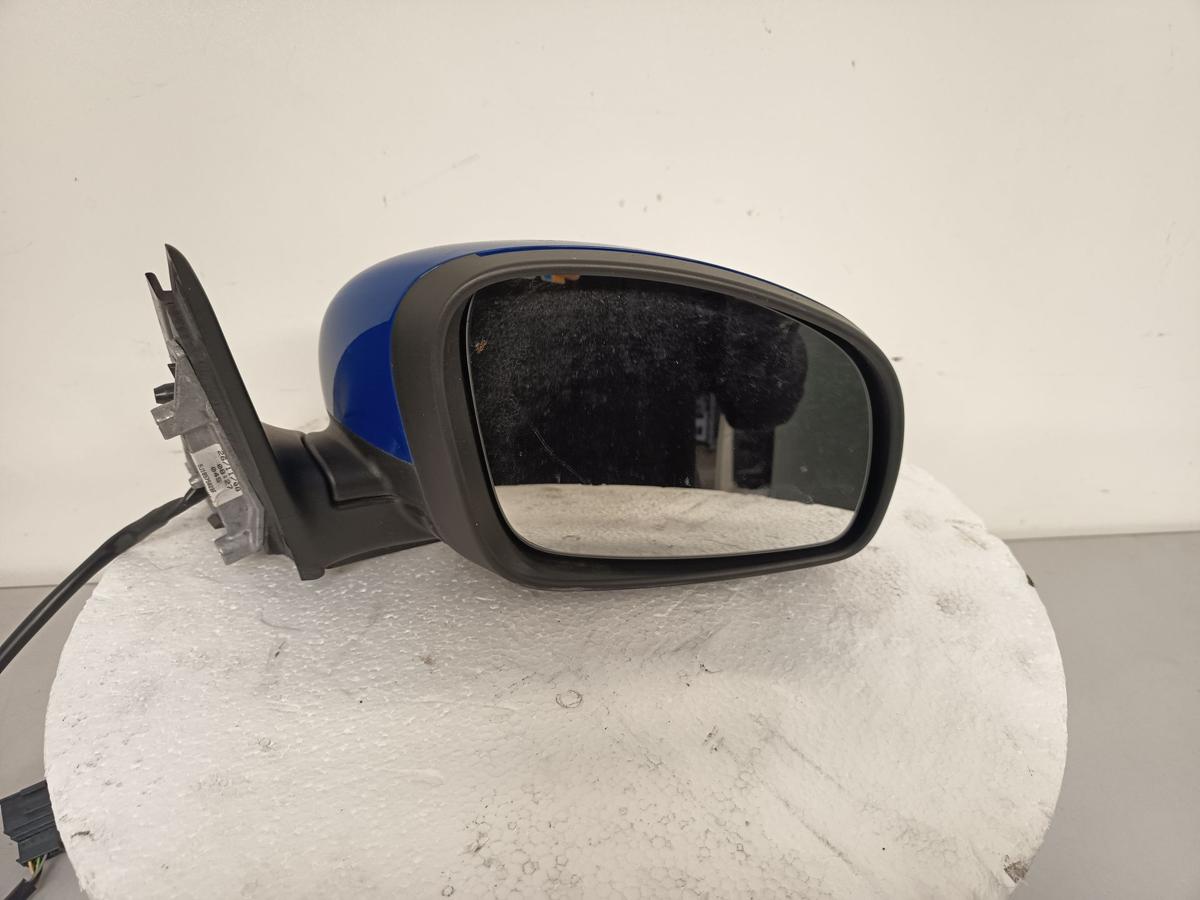 Skoda Fabia II 5J orig Außenspiegel vorn links elektrisch LF5K-blau Bj 2009