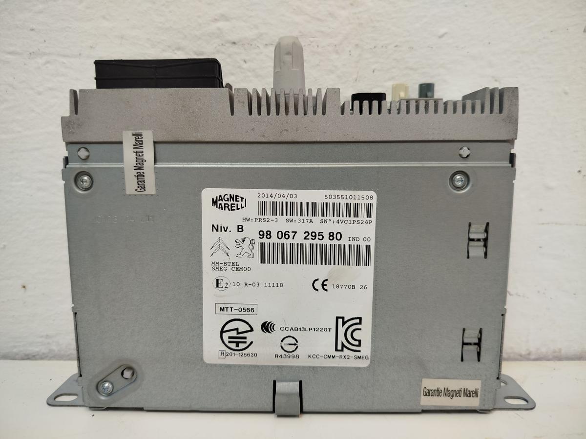 Peugeot 2008 I CU Autoradio Radio Haupteinheit Mainunit Radioeinheit Laufwerk