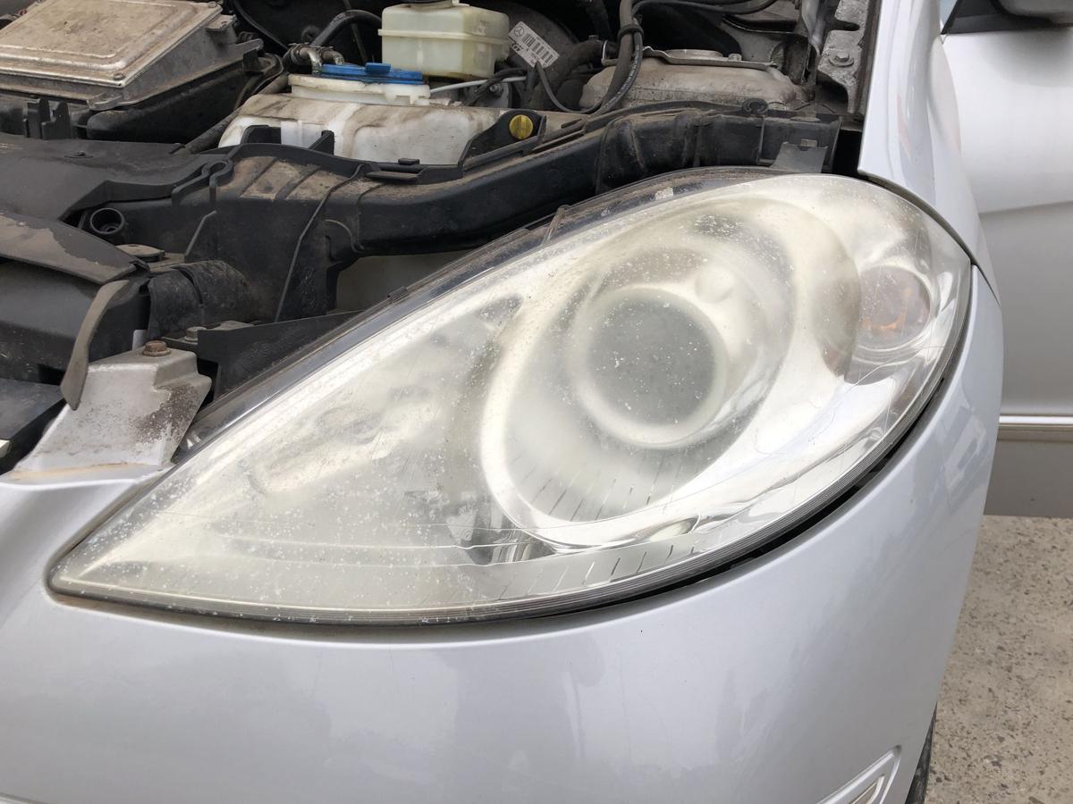 Mercedes A-Klasse W169 Scheinwerfer links Hauptscheinwerfer Halogen Tr&uuml;bung