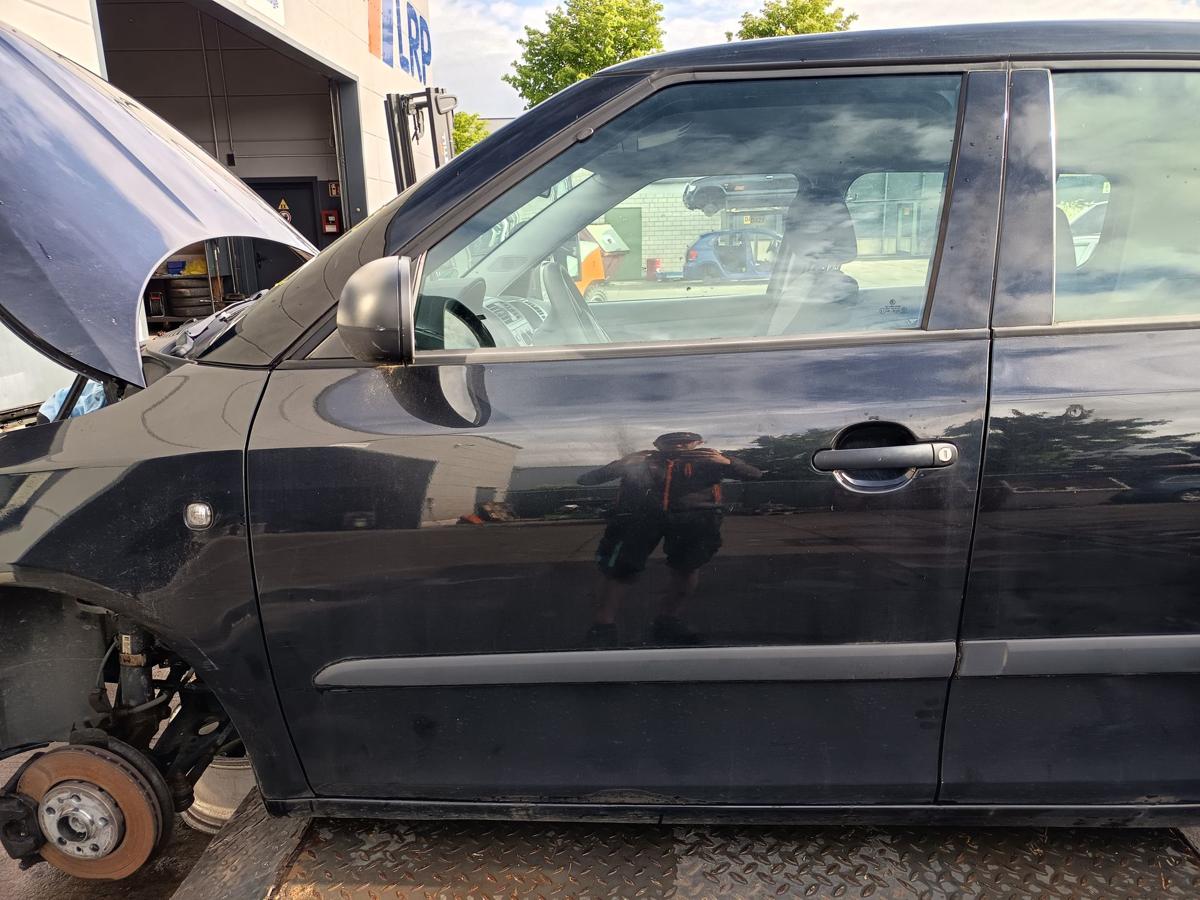 Skoda Fabia II 5J original Tür vorn links Fahrer F9R Black Magic Bj 2012