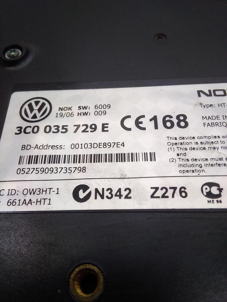 VW Passat 3C Bj.2006 original Telefoninterface 3C0035729E