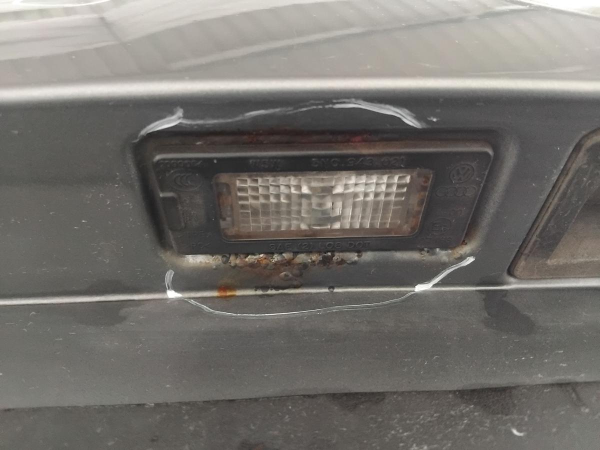 VW Golf Plus 5M Heckklappe LA7T unitedgrey mit Heckscheibe BJ2006