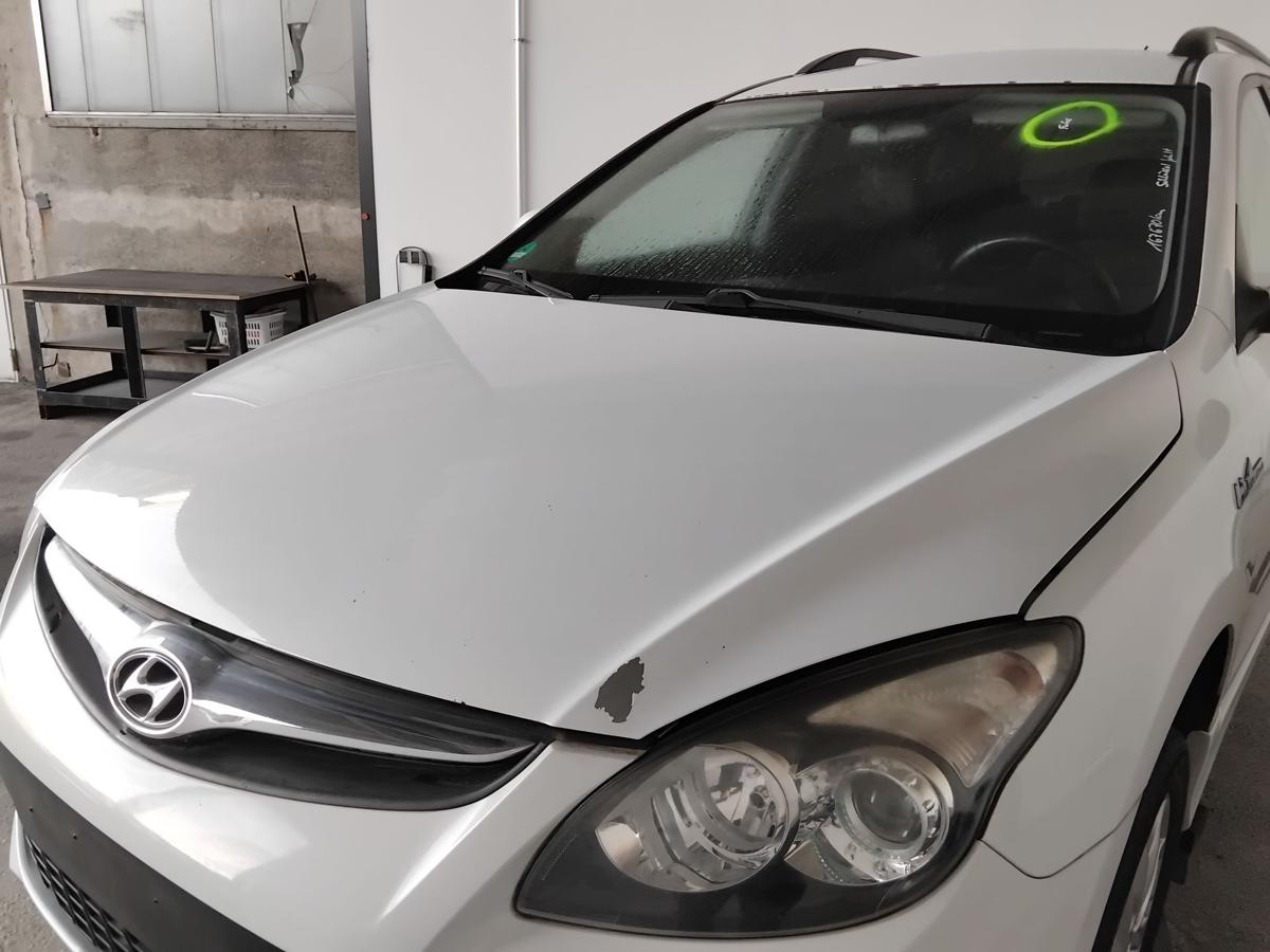 Hyundai i30 CW Kombi FD Motorhaube Deckel vorn weiss 7F crystal white uni BJ2010