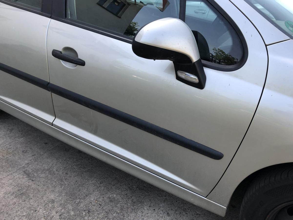 Peugeot 207 SW Typ WE T&uuml;r vorn rechts Beifahrert&uuml;r Roh ETS Gris Cendre Metallic