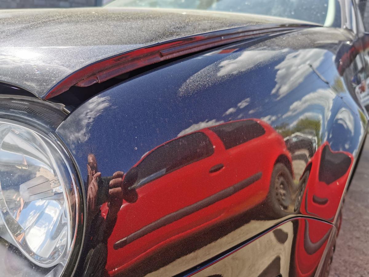 VW Golf IV 1J Kotflügel Fender Seitenwand vorn links LC9Z Black Magic Perl