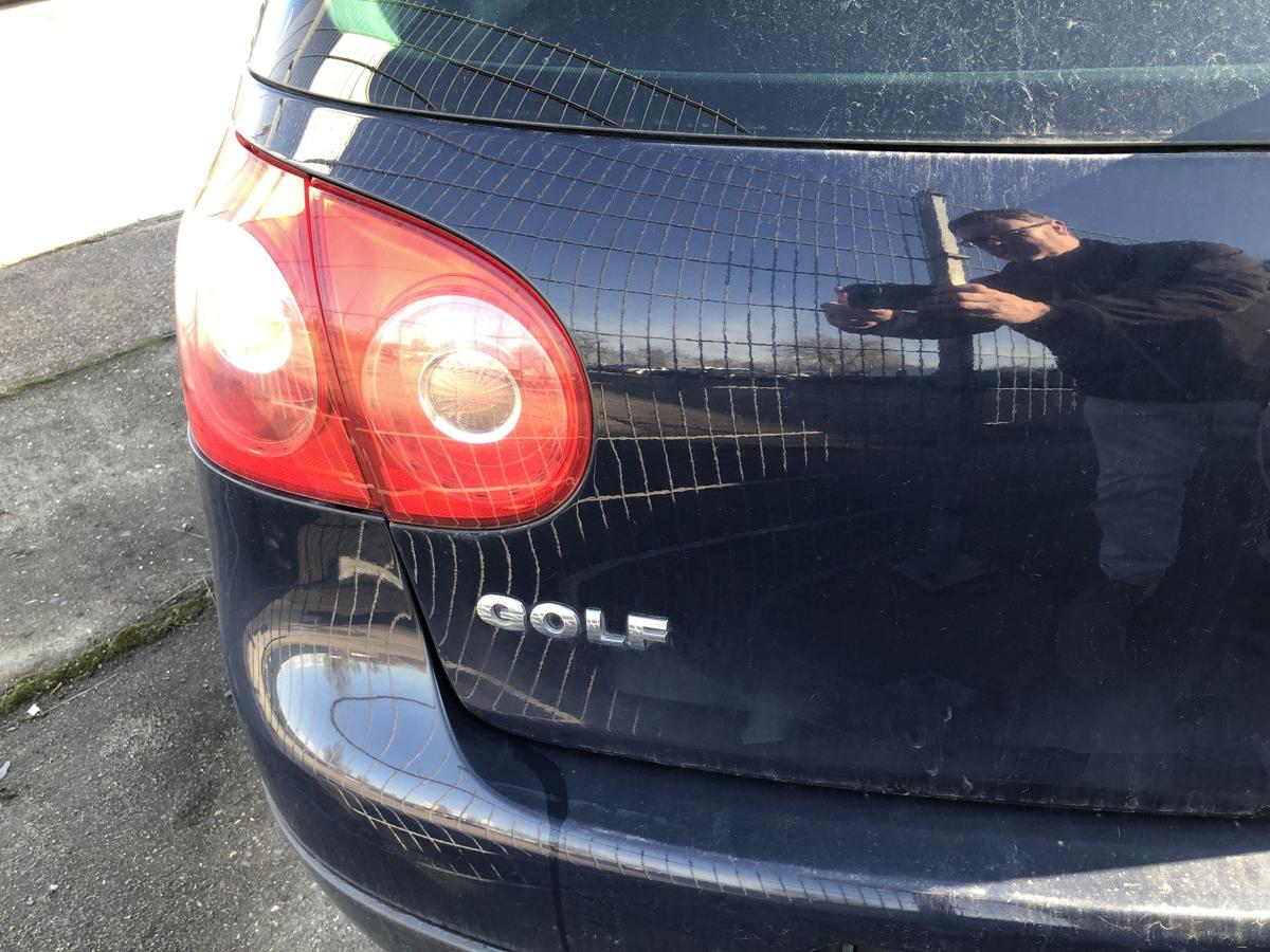 VW Golf 5 V 1K Heckklappe mit Heckscheibe Rohbau f&uuml;r 3/5 t&uuml;rer LA5G Perlblau