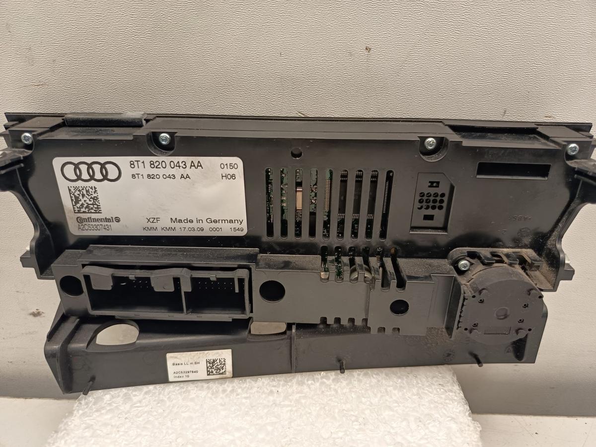 Audi A4 B8 8K orig Heizungsbet&auml;tigung Klimabedienteil Climatronic 8T1820043AA