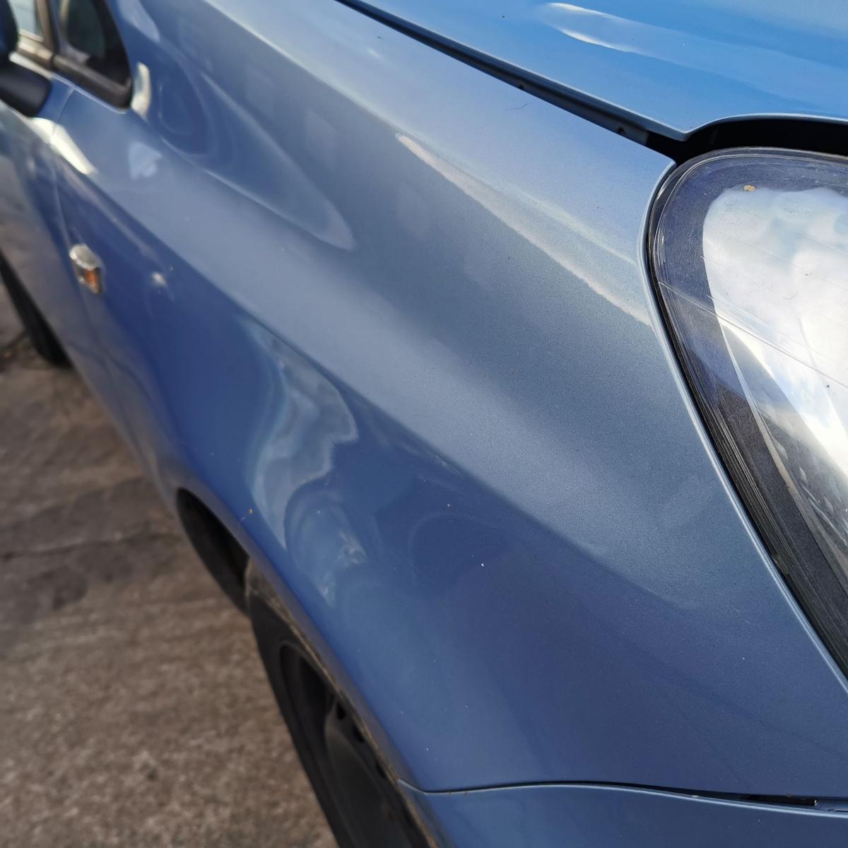 Opel Corsa D Kotflügel Fender Seitenwand vorn rechts Z21C Aeroblaumet