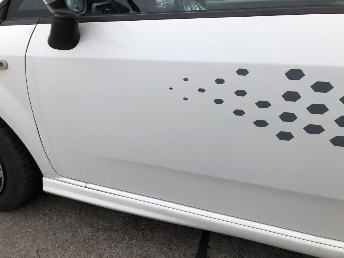 Fiat Grande Punto 199 T&uuml;r vorn links Fahrert&uuml;r 3 t&uuml;rer 249F Bianco Santerellina