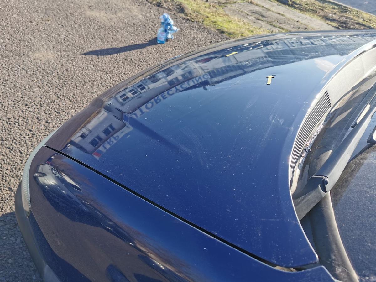 Opel Zafira A Haube Motorhaube Klappe Deckel bonnet vorn Z20Z Atlantikblau TEXT