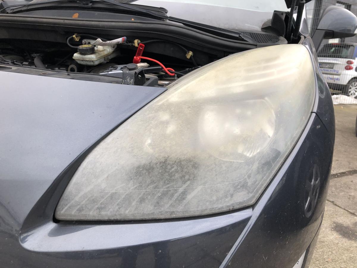Renault Grand Scenic 3 III JZ Scheinwerfer links tr&uuml;b Headlight Frontlicht